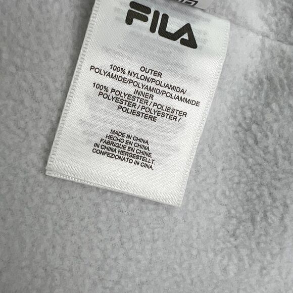 New FILA Men US M Navy Sports Coach Jacket Long Sleeves Windbreaker - Picture 9 of 9